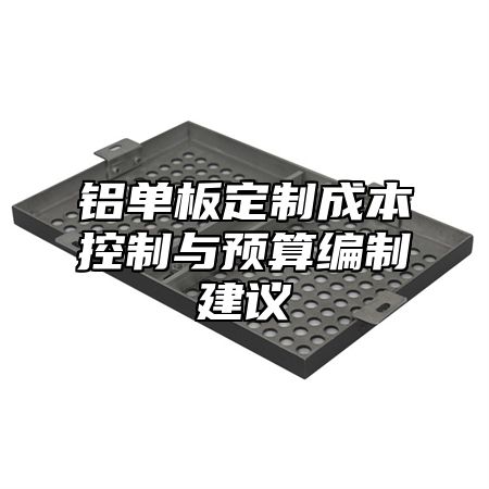 铝单板定制成本控制与预算编制建议