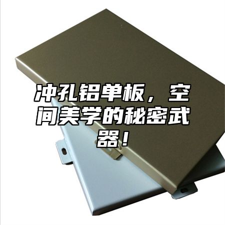 冲孔铝单板，空间美学的秘密武器！