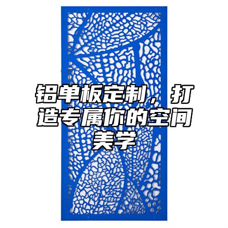 铝单板定制，打造专属你的空间美学