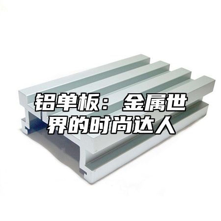铝单板：金属世界的时尚达人