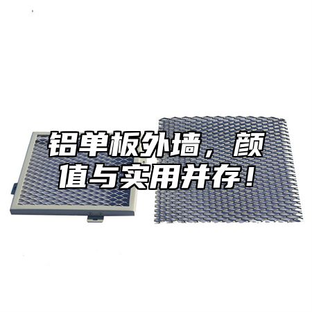 铝单板外墙，颜值与实用并存！