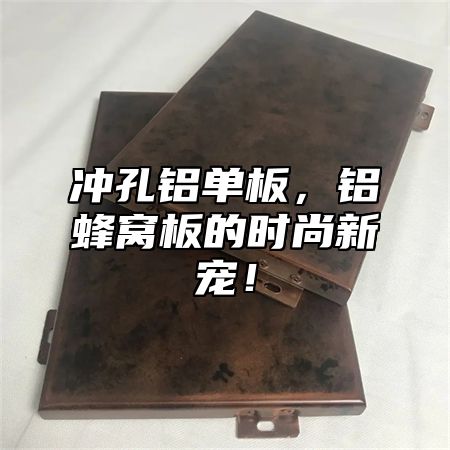 冲孔铝单板，铝蜂窝板的时尚新宠！