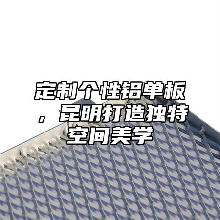 定制个性铝单板，昆明打造独特空间美学