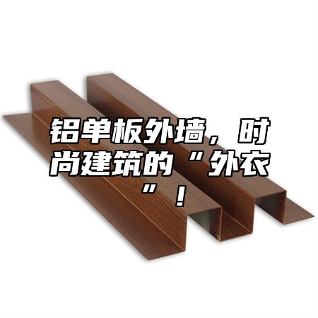 铝单板外墙，时尚建筑的“外衣”！