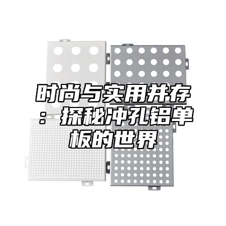 时尚与实用并存：探秘冲孔铝单板的世界