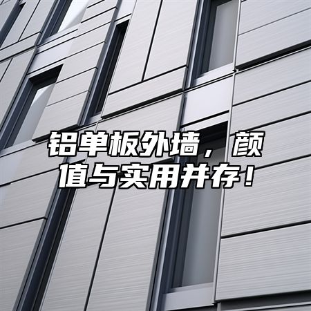 铝单板外墙，颜值与实用并存！