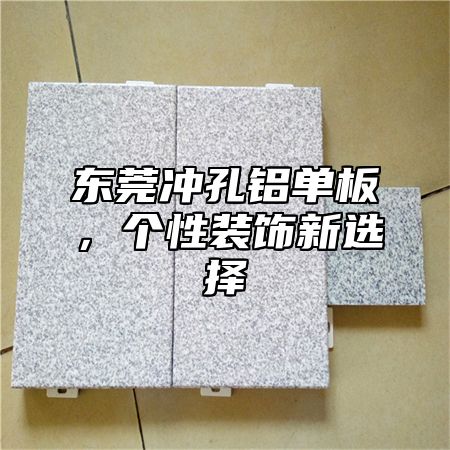 东莞冲孔铝单板，个性装饰新选择