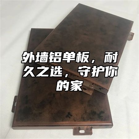 外墙铝单板，耐久之选，守护你的家