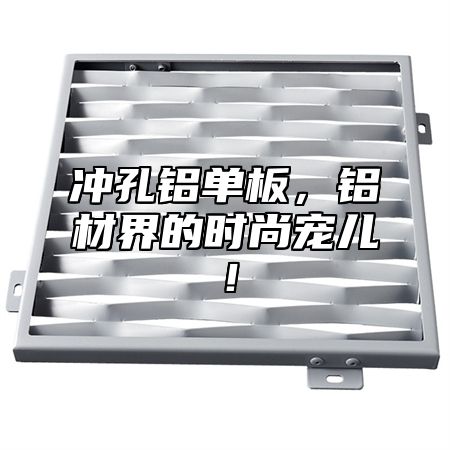 冲孔铝单板，铝材界的时尚宠儿！