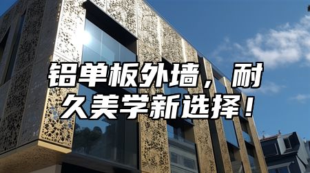 铝单板外墙，耐久美学新选择！