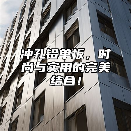 冲孔铝单板，时尚与实用的完美结合！